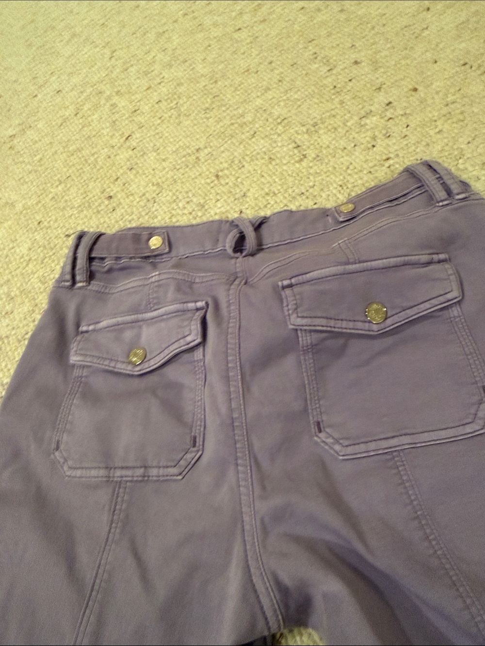 White House black market pret a pedi lavender mid rise pantWomen's Straight-Leg - Picture 9 of 12